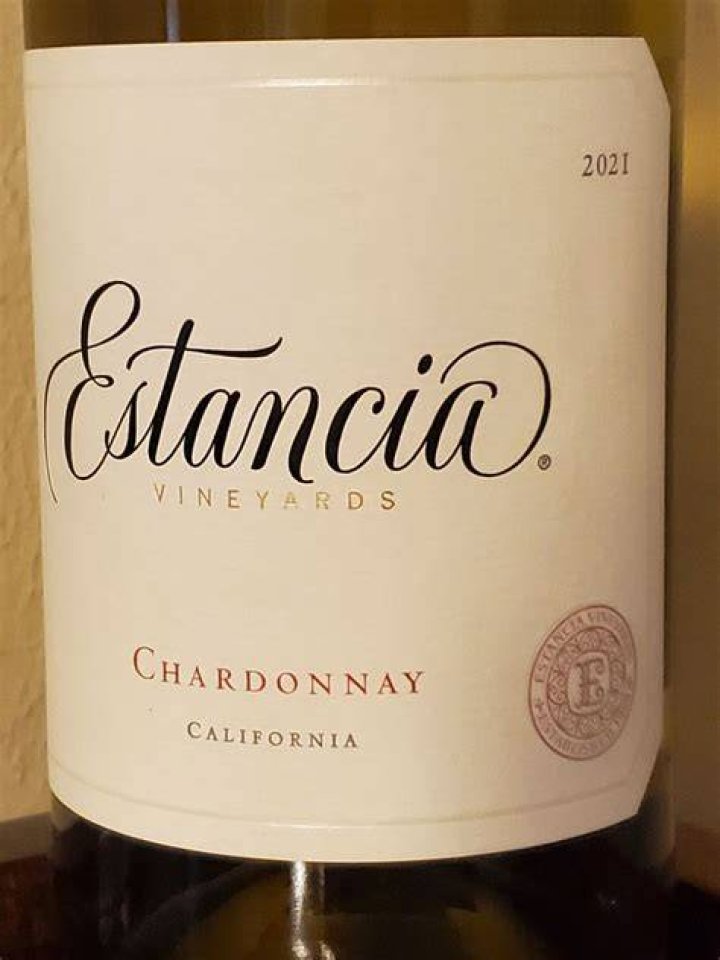 Estancia wine.